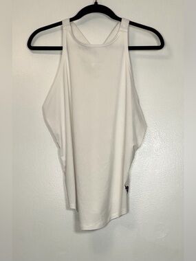 Under Armour White Racer-Back Athletic Tank